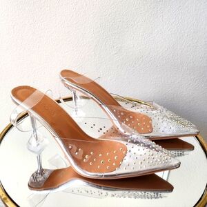 New Designer inspired High Heels size 9 40 Pointed Toe Rhinestones ♥️